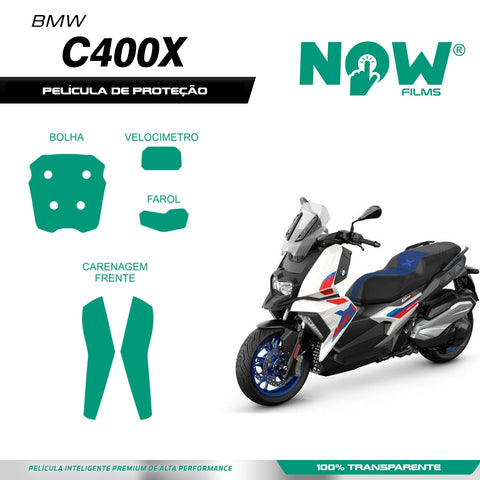 Kit Película Proteção Externa BMW C400X (A PARTIR 2023)
