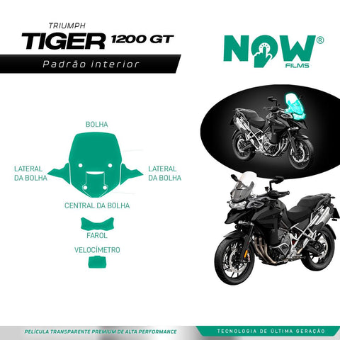 Kit Película Proteção Externa TRIUMPH TIGER 1200 (A PARTIR 2022)