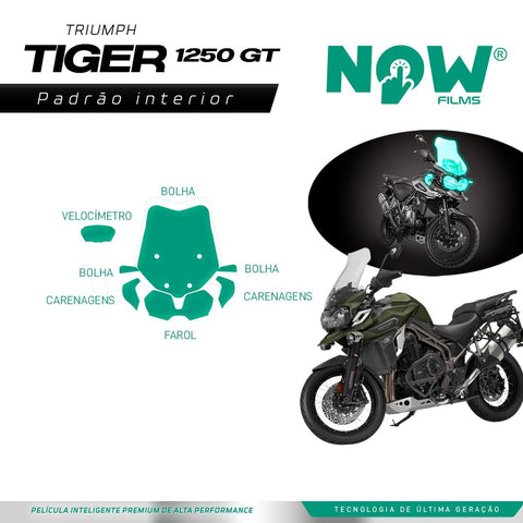 Kit Película Proteção Externa TRIUMPH TIGER 1200 (2019 À 2021)