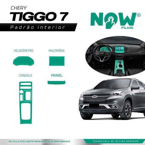 Kit Película Proteção Interna CHERY TIGGO 7 2019 a 2022