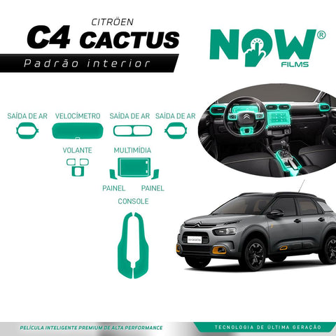 Kit Película Proteção Interna CITROEN C4 CACTUS (A PARTIR DE 2019)
