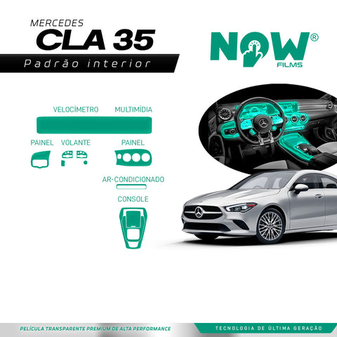 Kit Película de Proteção MERCEDES CLA35 (A PARTIR DE 2021)