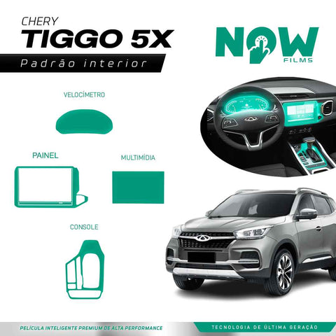 Kit Película Proteção Interna CHERY TIGGO 5X 2019 a 2022