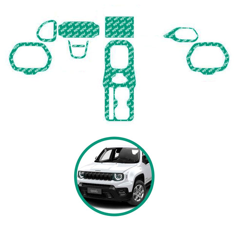 Kit Película Proteção PPF JEEP RENEGADE LONGITUDE (A PARTIR 2022)