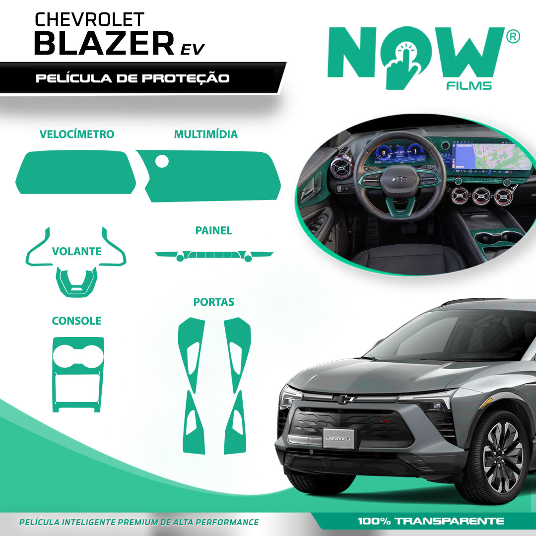 Kit Película Proteção CHEVROLET BLAZER EV a partir 2025