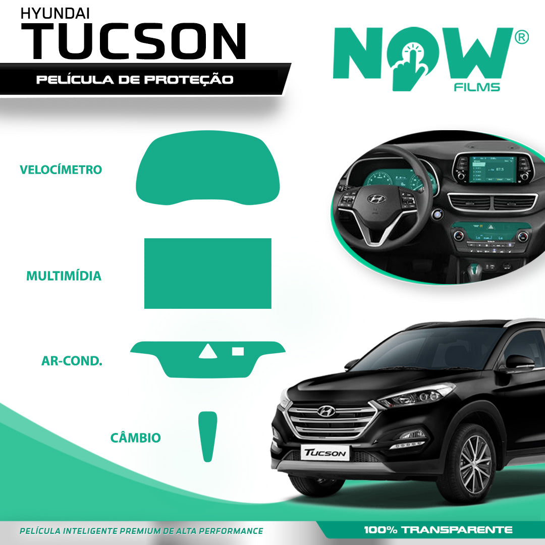 Kit Película Proteção interna HYUNDAI TUCSON a partir 2025
