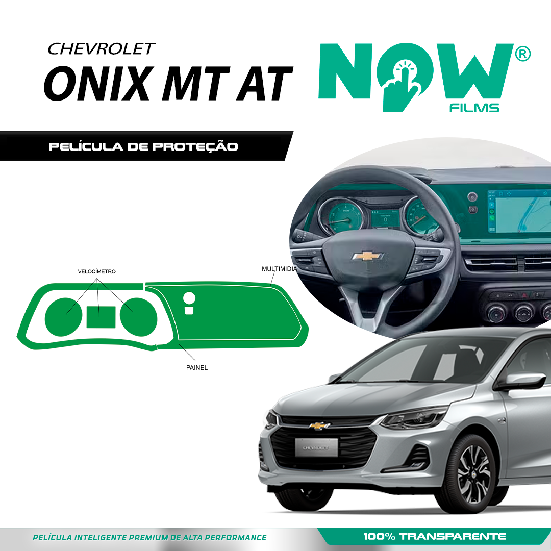 kit Película Proteção CHEVROLET ONIX MT AT a partir 2025