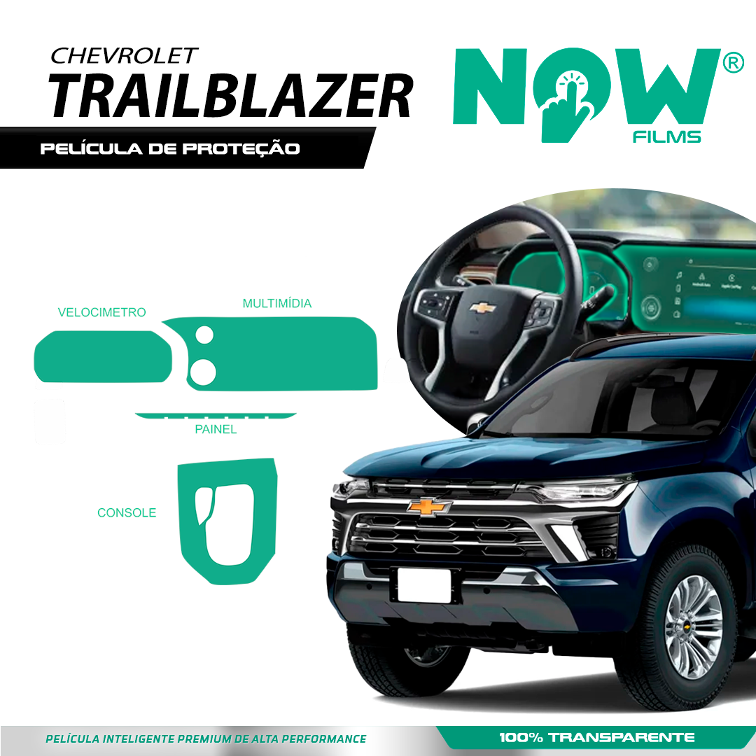 Kit Película Proteção CHEVROLET TRAILBLAZER a partir 2024