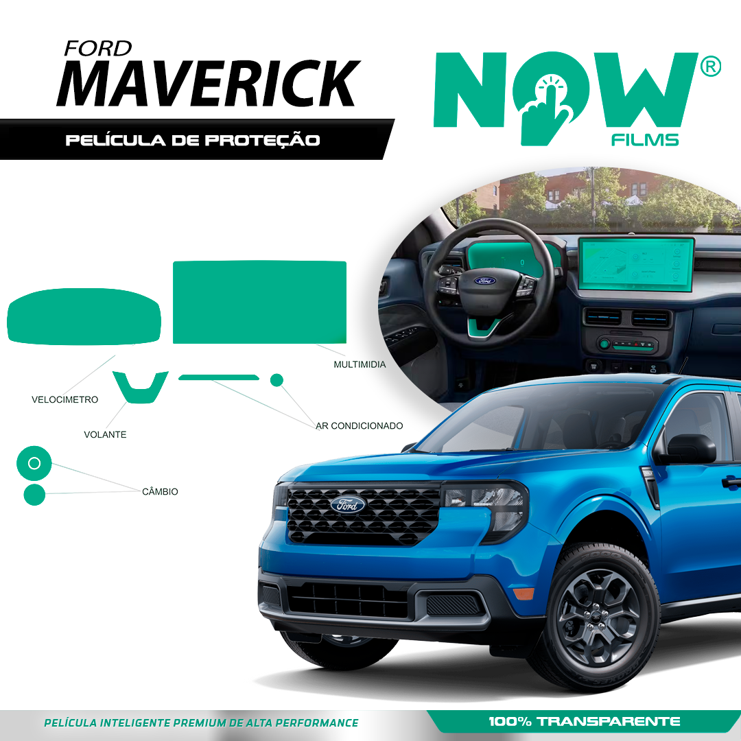 Kit Película Proteção FORD MAVERICK a partir 2025