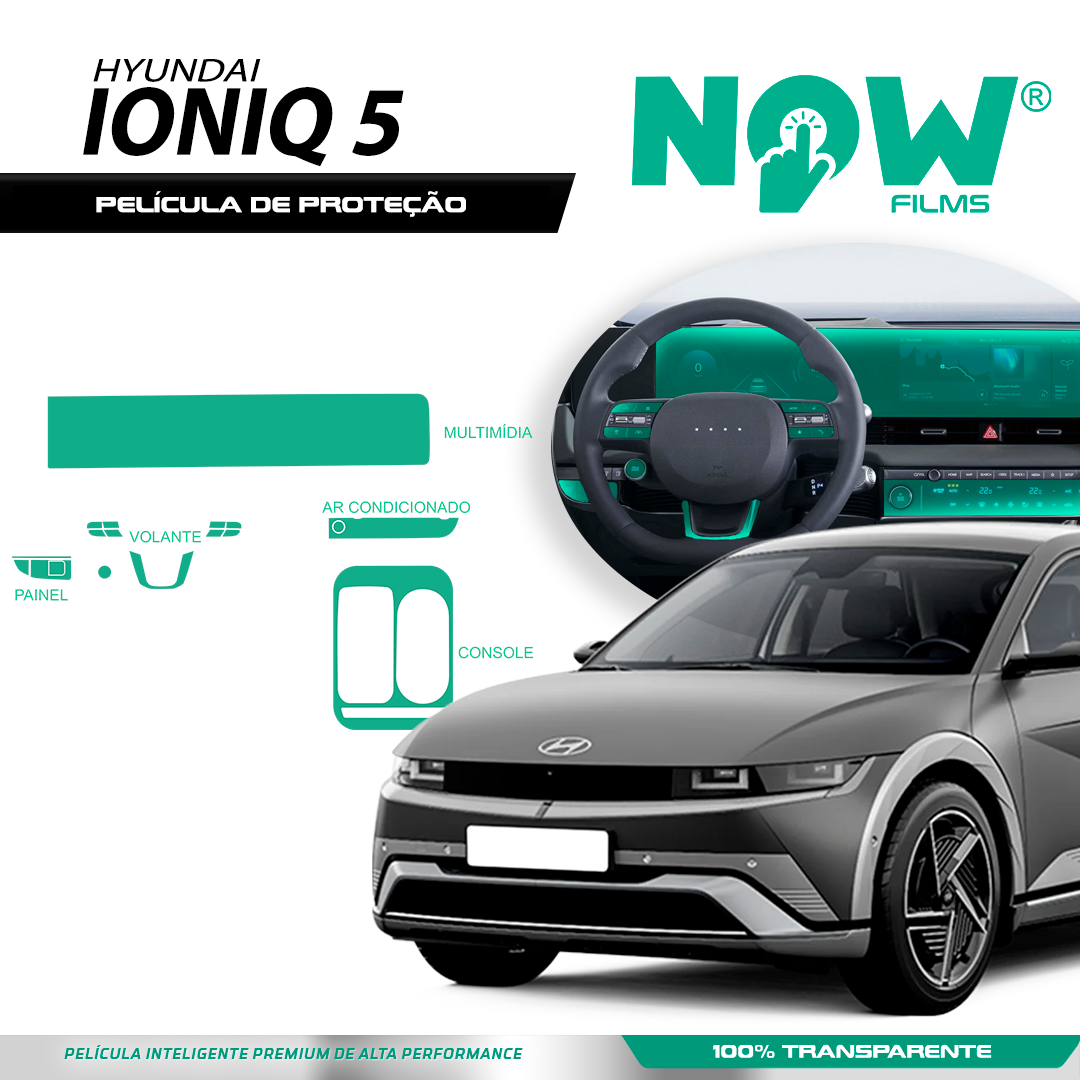 Kit Película Proteção interna HYUNDAI IONIQ5 a partir 2025