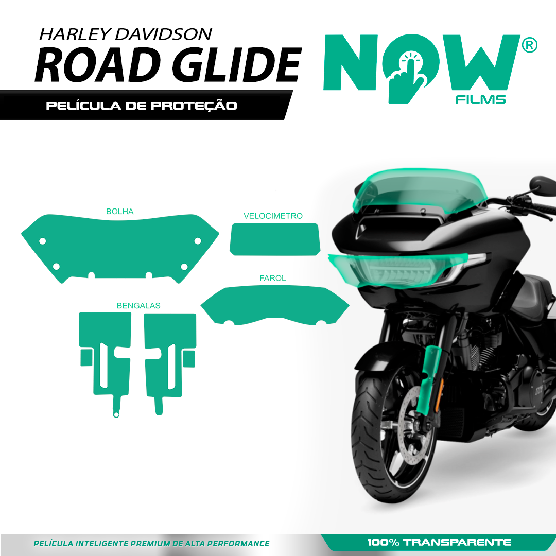 Kit Película Proteção HARLEY-DAVIDSON ROAD GLIDE 2024+