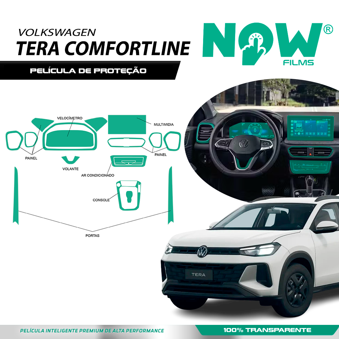 kit Película Proteção VW TERA COMFORTLINE a partir 2025