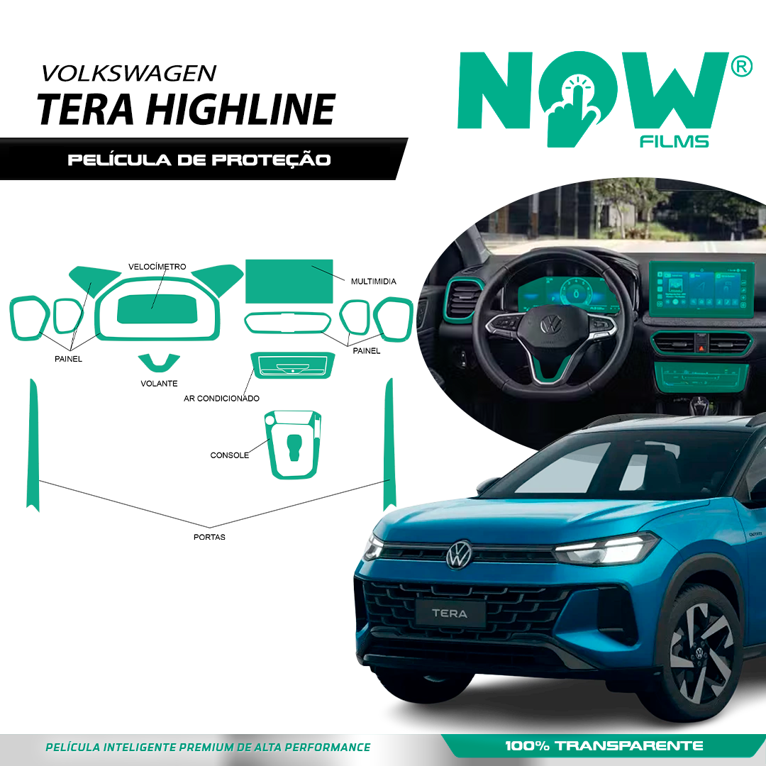 kit Película Proteção VW TERA HIGHLINE a partir 2025