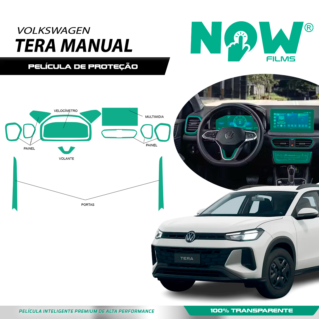 kit Película Proteção VW TERA MANUAL a partir 2025