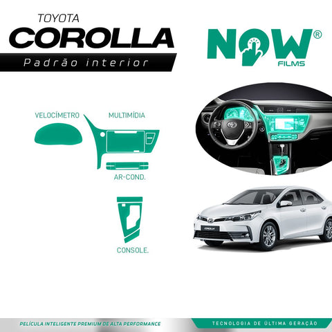 Kit Película Proteção Interna TOYOTA COROLLA (2017 À 2019)