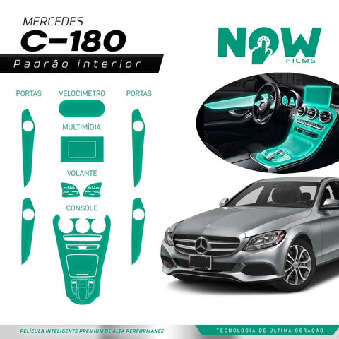 Kit Película Proteção Interna MERCEDES C180 (2017 À 2020)