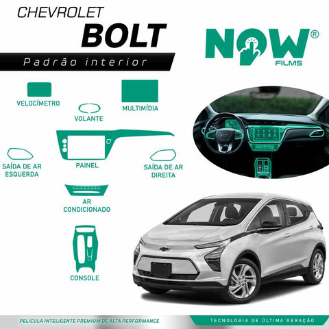 Kit Película Proteção Interna CHEVROLET BOLT a partir 2022