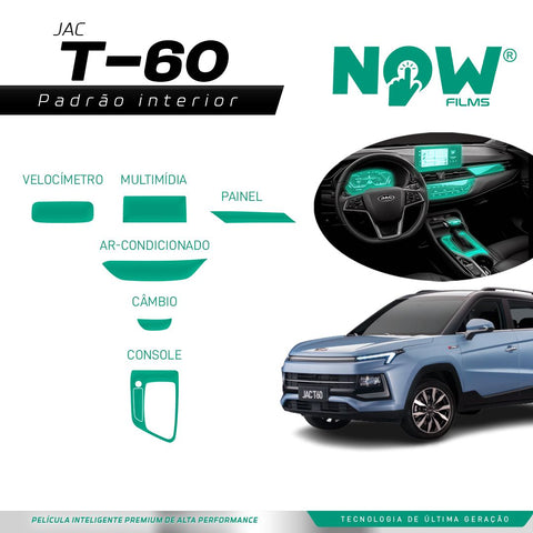 Kit Película Proteção Interna JAC T60 (2019 À 2020)