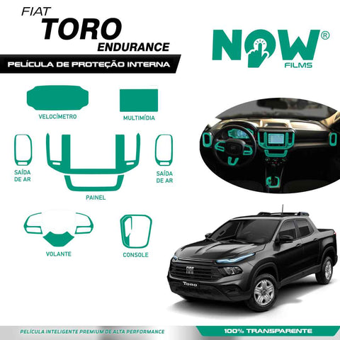 Kit Película Proteção Interna FIAT TORO ENDURANCE (A PARTIR DE 2020)