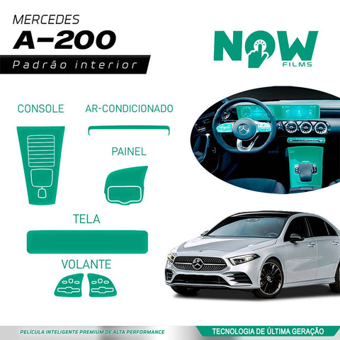 Kit Película Proteção Interna MERCEDES A200 (2019 À 2021)