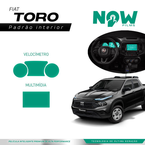 Kit Película Proteção Interna FIAT TORO (2021)