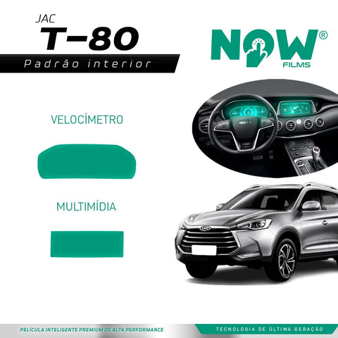 Kit Película Proteção Interna JAC T80 (2018 À 2020)