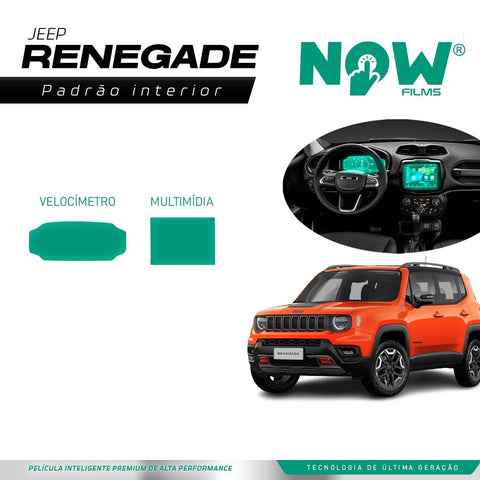 Kit Película Proteção Interna JEEP RENEGADE (A PARTIR 2021)
