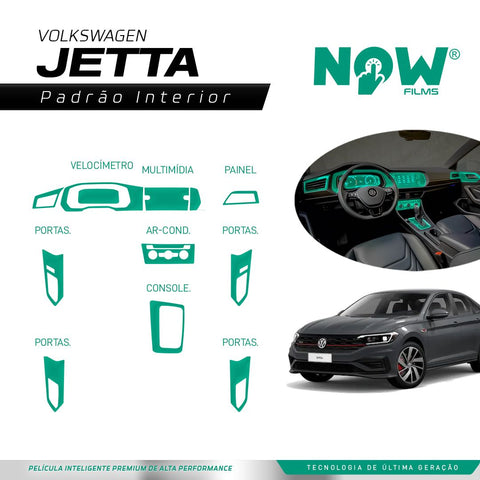 Kit Película Proteção Interna VW JETTA (A PARTIR DE 2018)