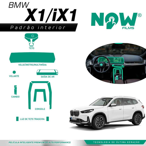 Kit Película Proteção Interna BMW X1 iX1 A PARTIR 2023