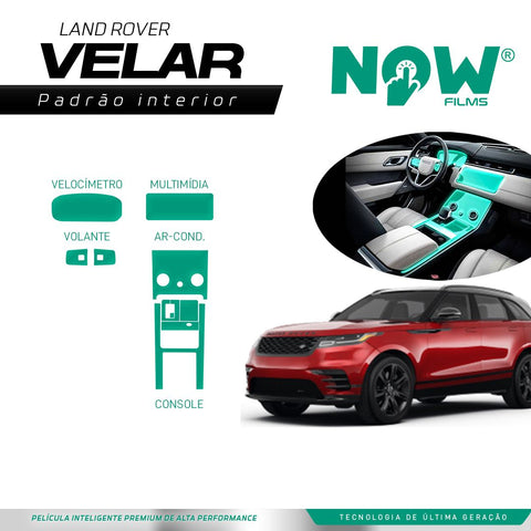 Kit Película Proteção Interna LAND ROVER VELAR (A PARTIR DE 2021)