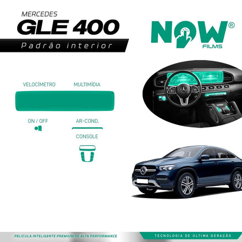 Kit Película Proteção Interna MERCEDES GLE400 (2020)
