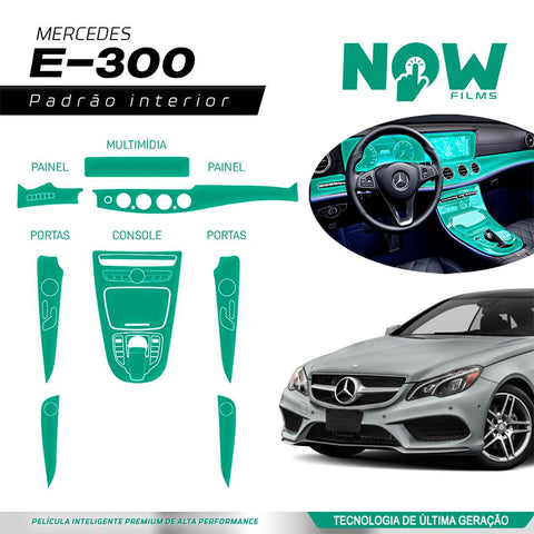 Kit Película Proteção Interna MERCEDES E300 (2017 À 2020)