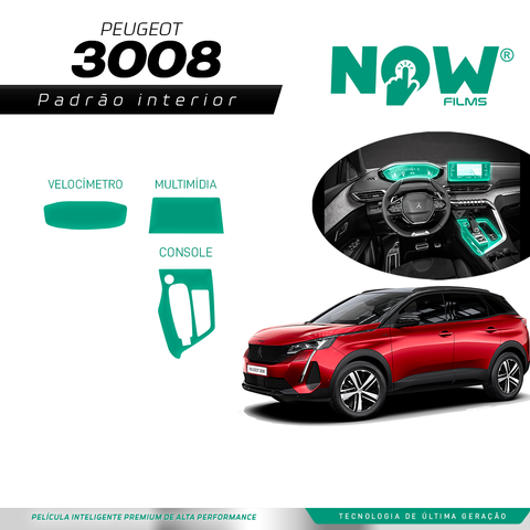 Kit Película Proteção Interna PEUGEOT 3008 (A PARTIR DE 2022)